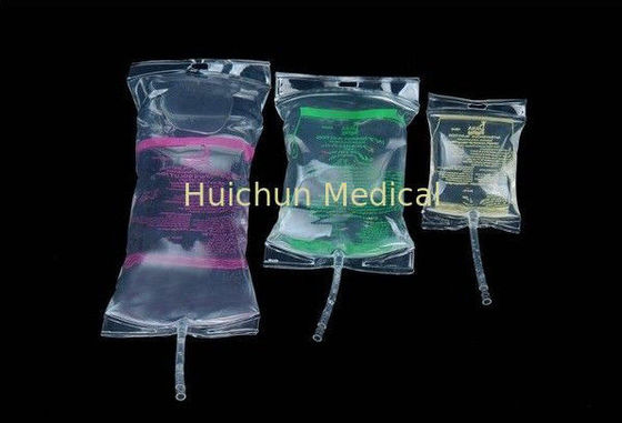 Gravür Baskı PVC İntravenöz Tek Kullanımlık İnfüzyon Torbası