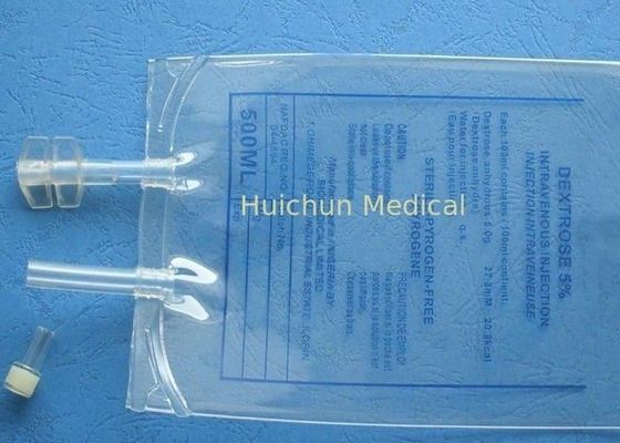 Yüksek Sıcaklık Plastikleştirici 1000ml PVC İnfüzyon Torbaları